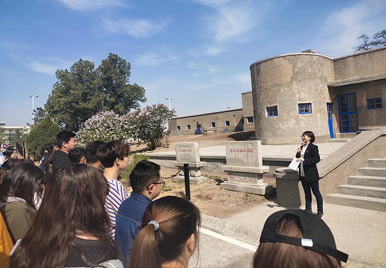 配水池战斗遗址现场教学亮甲山战斗遗址现场教学实践教学